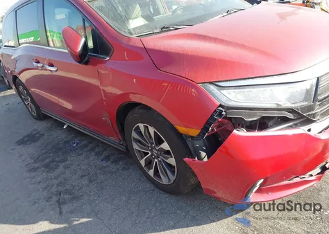 2022 Honda Odyssey Ex-L из США, поврежденный, VIN 5FNRL6H70NB000849